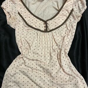 y2k babydoll top size small 💟